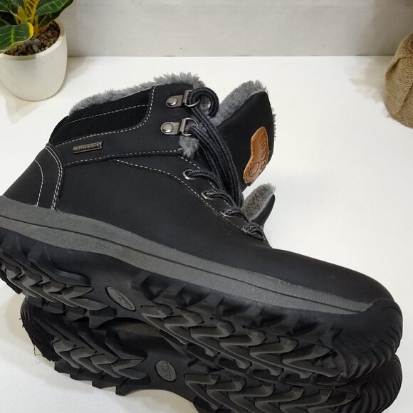 Quatchi Outdoors Winter Snow Hiking Ankle Boots Faux Fur Lined Unisex W 7.5 M 6 - Picture 8 of 14